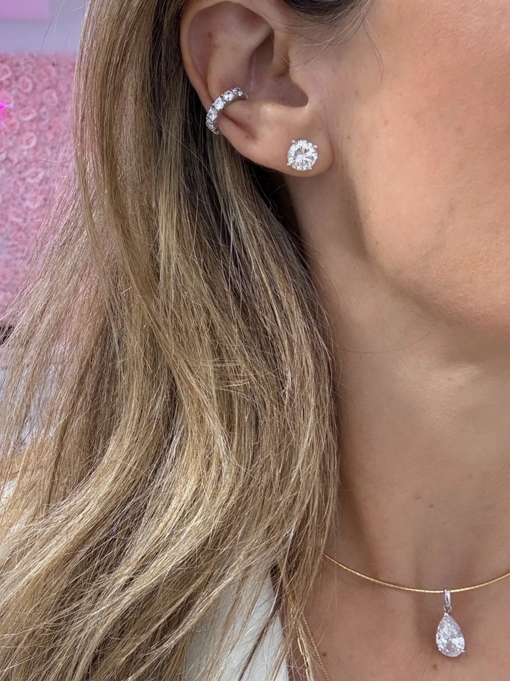 Adam Marc Jewels 2CT Crystal Stud Earrings